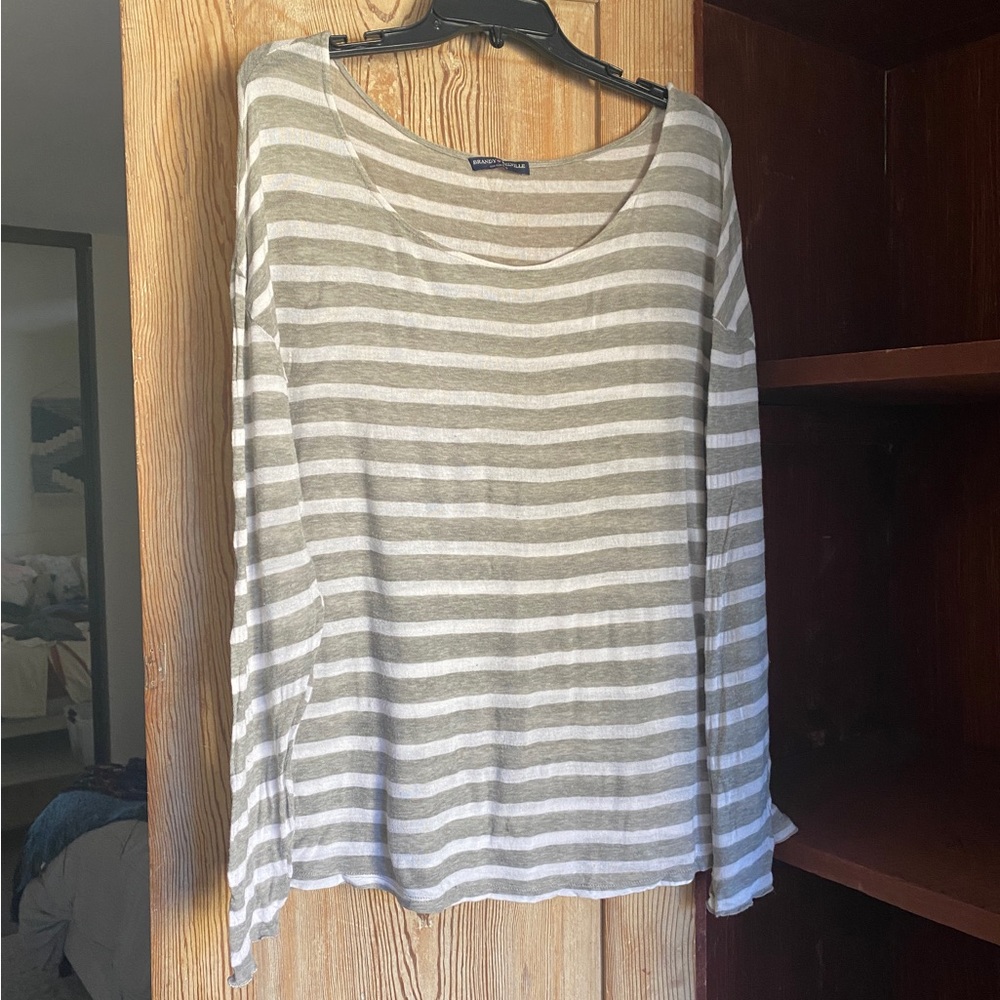 Brandy Melville Striped Long Sleeve Shirt